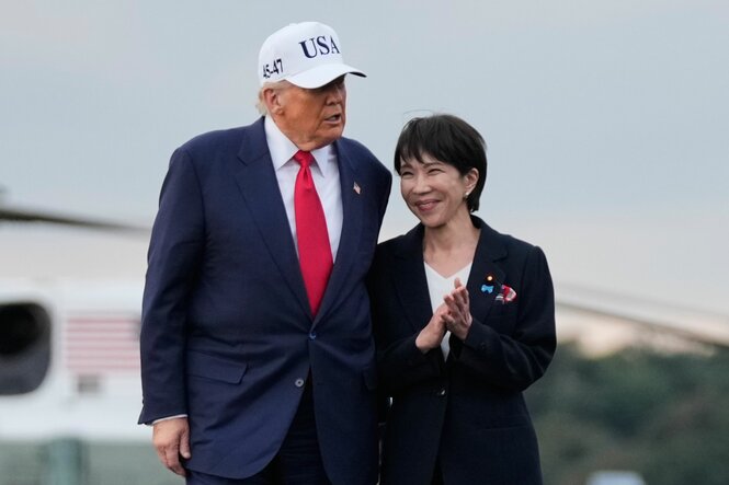 Donald Trump und Sanae Takaichi