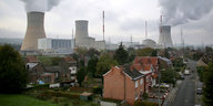 Das Atomkraftwerk Tihange bei Huy (Belgien).