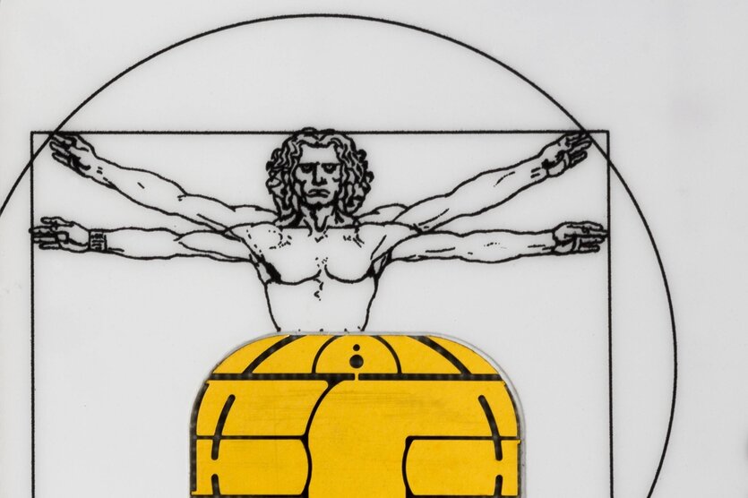 Detail einer Krankenversicherungskarte