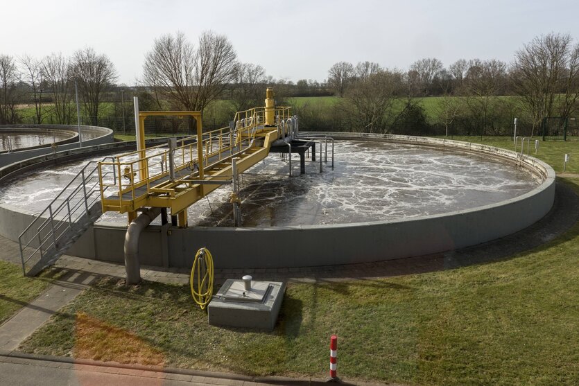 Eine konvetionelle Kläranlage.