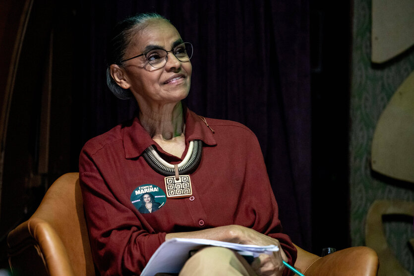 Porträt von Marina Silva.