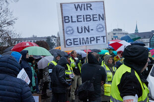 Demo gegen Corona-Impfung