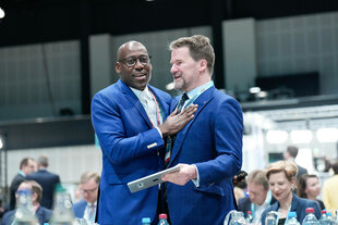 Joe Chialo und Dirk Stettner