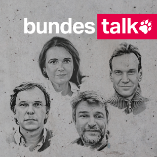 Köpfe von Barbara Junge, Sebastian Moll, Bernd Pickert und Stefan Reinecke
