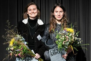 vlnr: Hannah Beckmann und Nea Schmidt