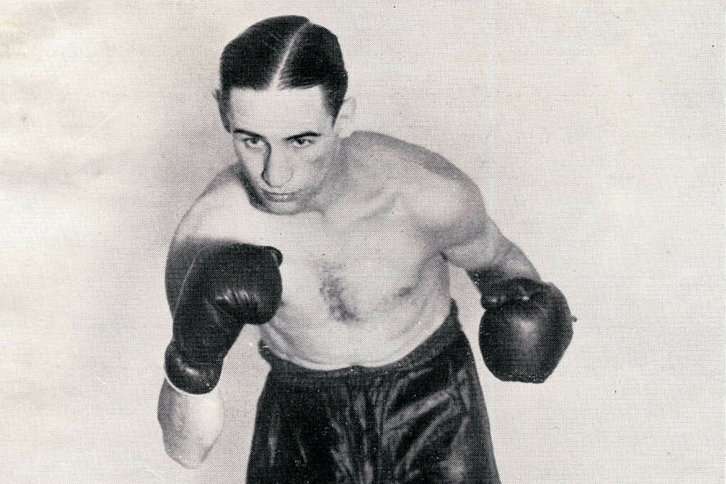 Porträt des Boxers Ernst Weiss.