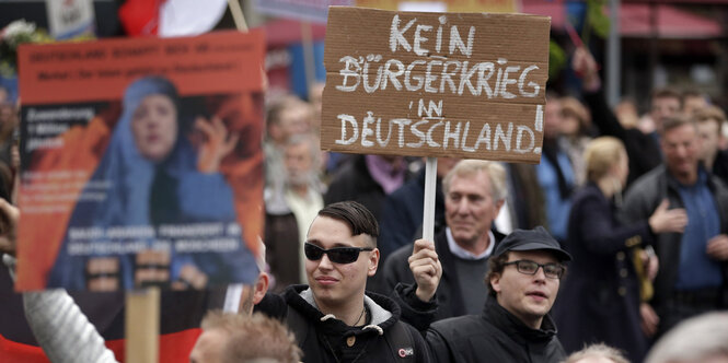 Demonstration der AfD in Berlin Anfang November.