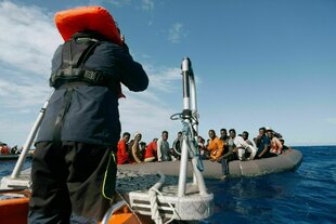 Rettung von Menschen in Seenot