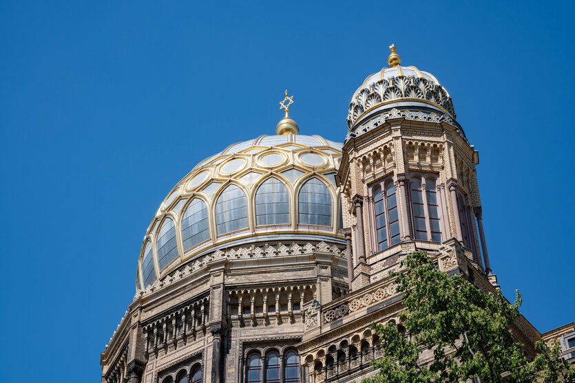 Die Kuppel der Neuen Synagoge Berlin