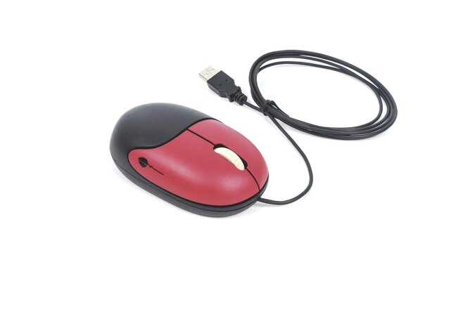 Die faire Maus in rot