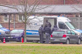 Festnahme einer Person durch die Polizei.