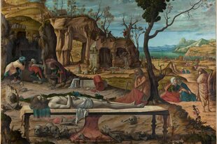 Ein Gemälde einen Leichnam