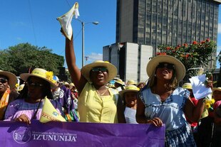 Demo gegen Gewalt gegen Frauen