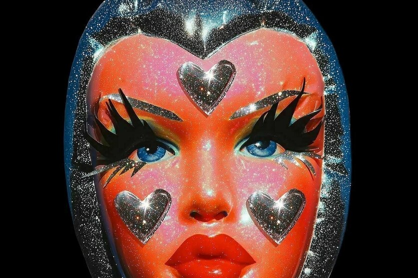 Das Gesicht einer Kunstfigur