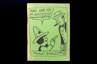 Buchcover eines Raubdruckes von Karl Korschs Standardwerk „Die materialistische Geschichtsauffassung“ (im Original 1929 erschienen)