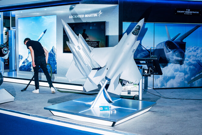 Modell von Kampfflugzeugen