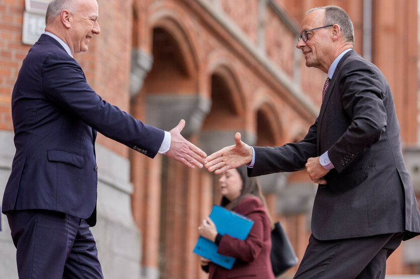 Kai Wegner und Friedrich Merz