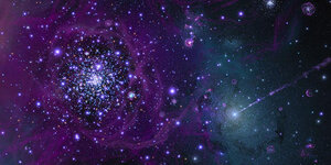 Ein Sternenhimmel durch das Hubble-Weltraumteleskop.