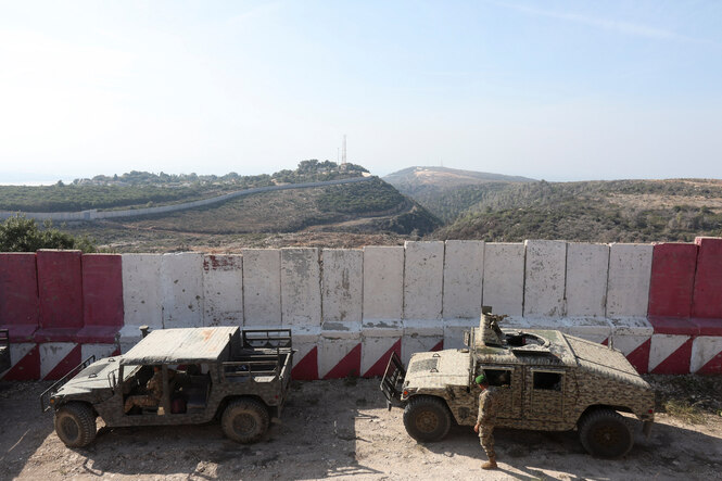 Panzer an der Grenze