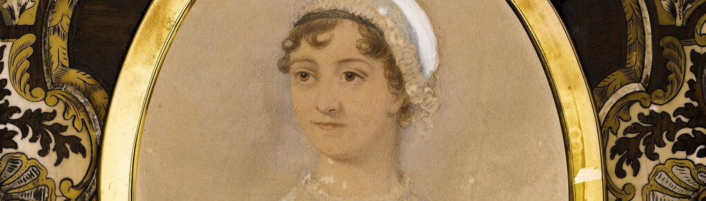 Jane Austen auf einem Gemälde