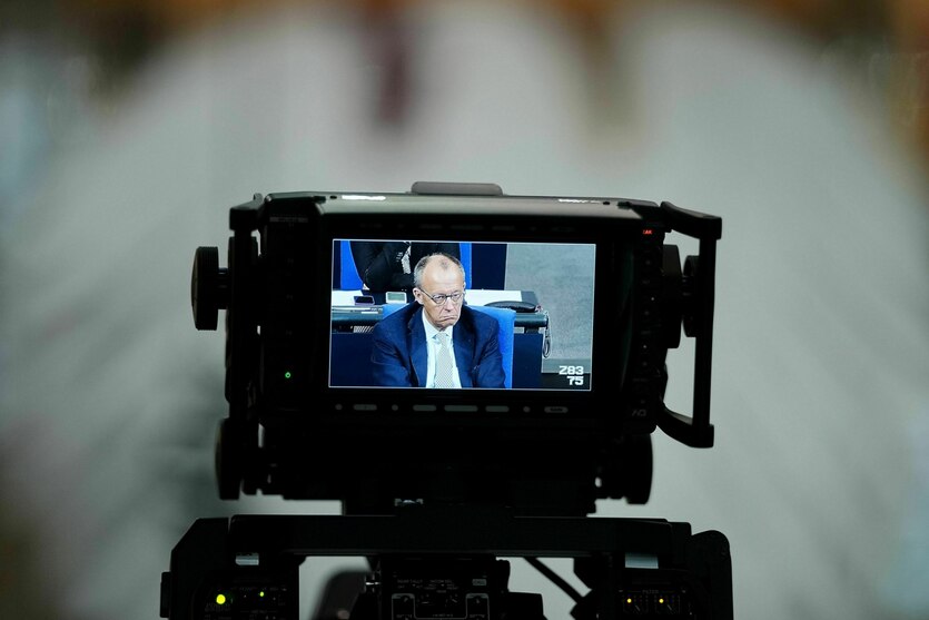 Friedrich Merz auf der Regierungsbank