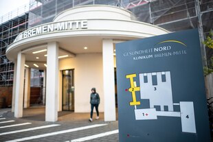 Der Eingang des Klinikums Bremen-Mitte