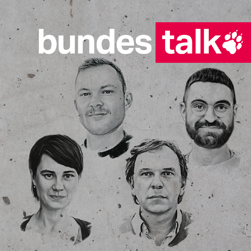 Köpfe von Reinecke, Holly, Tricarico und Gueler