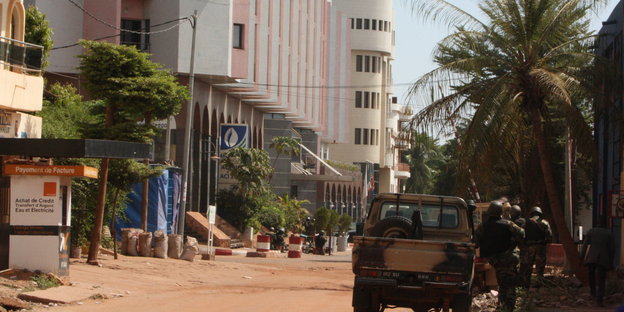 Das Hotel Radisson Blu in Bamako.