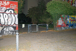 Eingang eines Spielplatzes