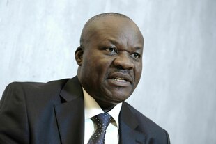 Das Porträt eines Mannes im Anzug