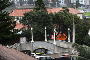 Brücke am Tatort in Bondi Beacht, Sydney