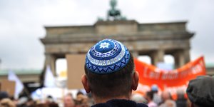 Demo gegen Antisemitismus in Berlin