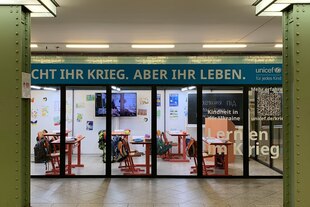 Ausstellung im U-Bahnhof