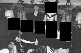 Geschwärztes Foto aus den Epstein-Akten