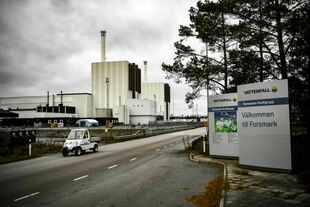 Eingang zum AKW Forsmark