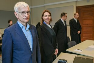 DUH-Geschäftsführer Jürgen Resch bei einem Gerichtstermin