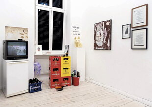 Ausstellungsansicht in der Galerie Nizza Ausstellungsansicht in der Galerie Nizza