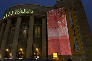 volksbühne iran demo
