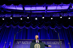 US-Präsident Donald Trump spricht während des National Prayer Breakfast