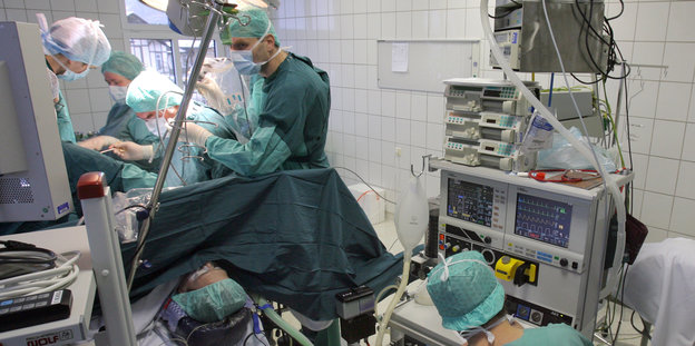 Nierentransplantation an der Uniklinik Jena.