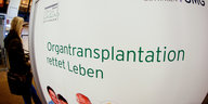 Werbung für Organtransplantationen