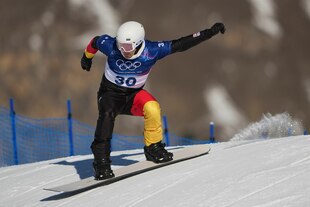 Snowboarder Niels Conradt. Snowboarder Niels Conradt.