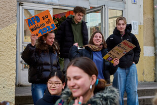 Protest gegen AfD an Schulen
