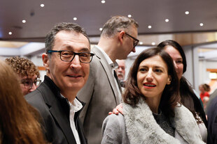 Cem Özdenir und seine Frau Flavia