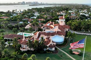 Luftbild von Trumps Anwesen Mar-a-Lago Luftbild von Trumps Anwesen Mar-a-Lago