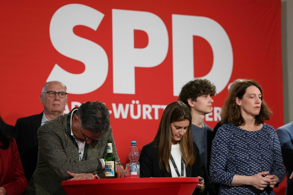Landtagswahlen in Baden-Württemberg: SPD schrammt an der 5-Prozent-Hürde entlang