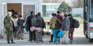 Flüchtlinge in Erding, Bayern