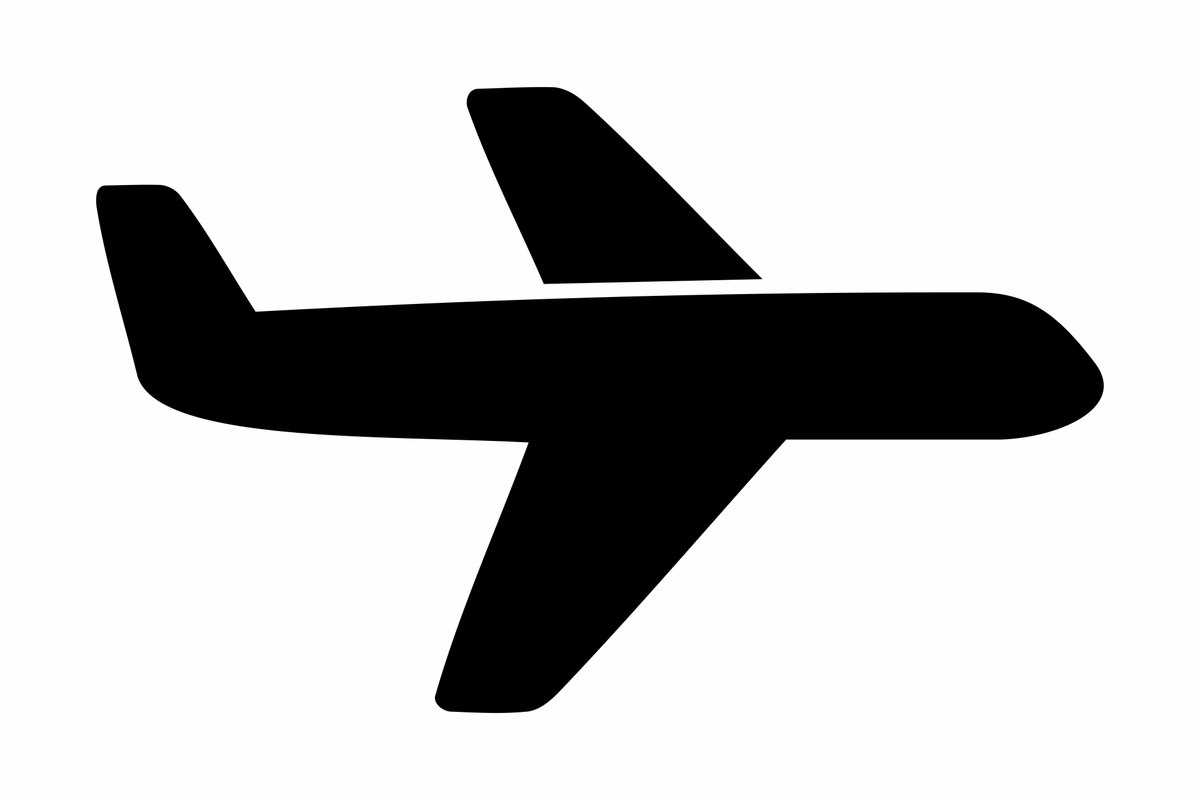 Pictogram eines Flugzeuges