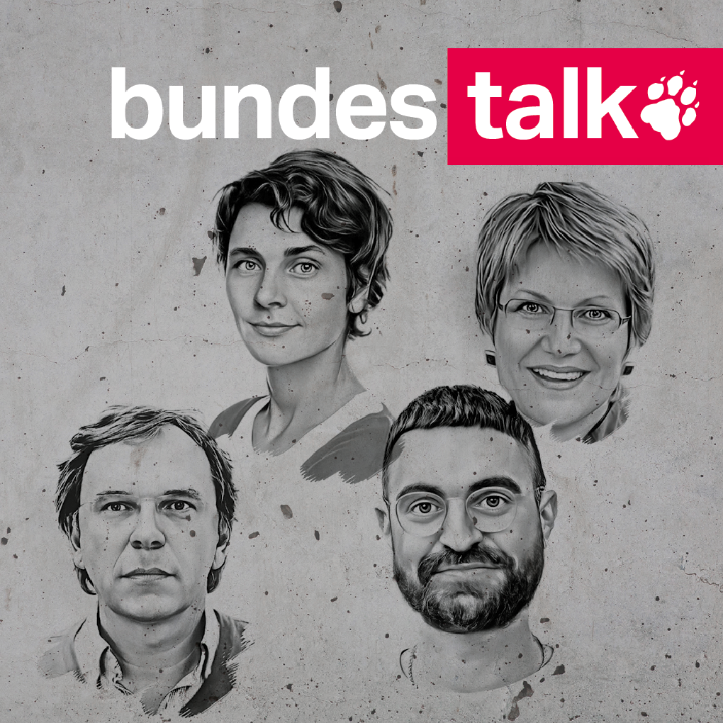 Köpfe von Lehmann, Gueler, Reinecke und am Orde