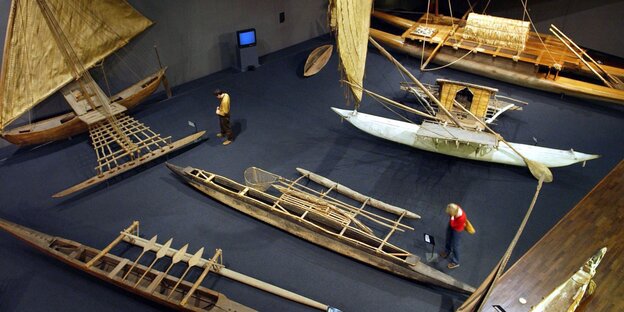 Südseeboote im Museum